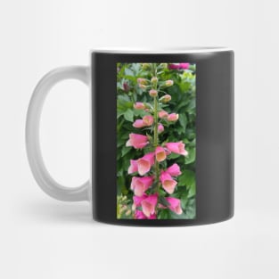 Perennial Pink Foxglove Flower Mug